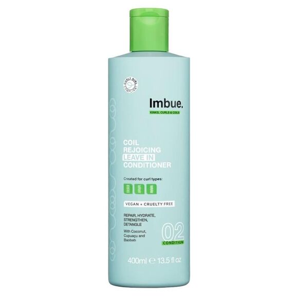 Imbue Coil Awakening Sulfate Free Cleanser and Conditioner 13.5oz each D2 - Picture 3 of 10
